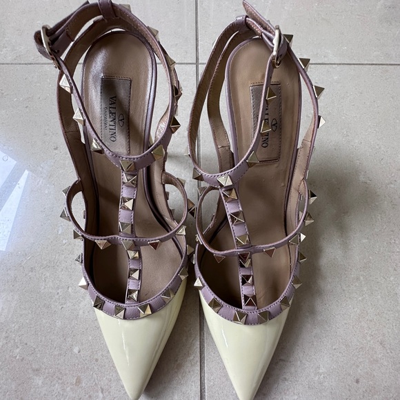 Valentino Rockstud Ankle Strap Pump Size 38 (7.5 fitting) - Picture 14 of 15